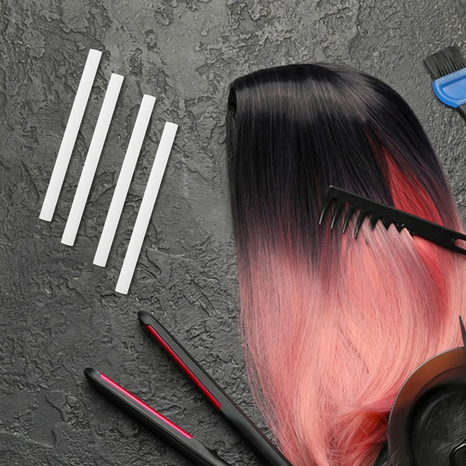 

12pcs Hair Glue Stick High Adhesive Hot Melt Glue Stick For Hair Extension for DIY Extensions Safe Reliable Long Lasting