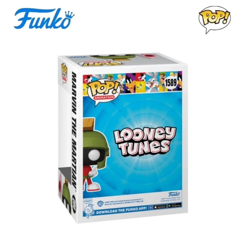 

Genuine Funko Pop Looney Tunes - Marvin The Martian Vinyl Action Dolls Figure Q Version Statue Doll Limited Edition Collect Toy