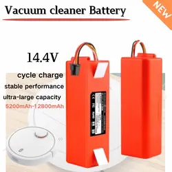 Original 14.4V 12800mAh Robotic Vacuum Cleaner Replacement Battery For Xiaomi Roborock S55 S65 S60 S50 S51 S5 MAX S6 Parts