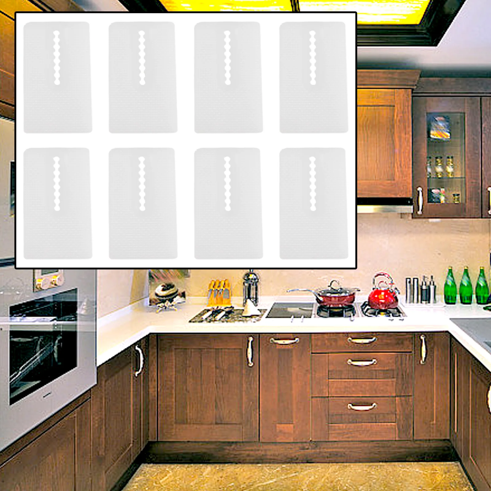 Adjustable Toilet Leveling Shims 8 Piece Set for Stabilizing Cabinets For Furniture and Tables with Easy Storage Design