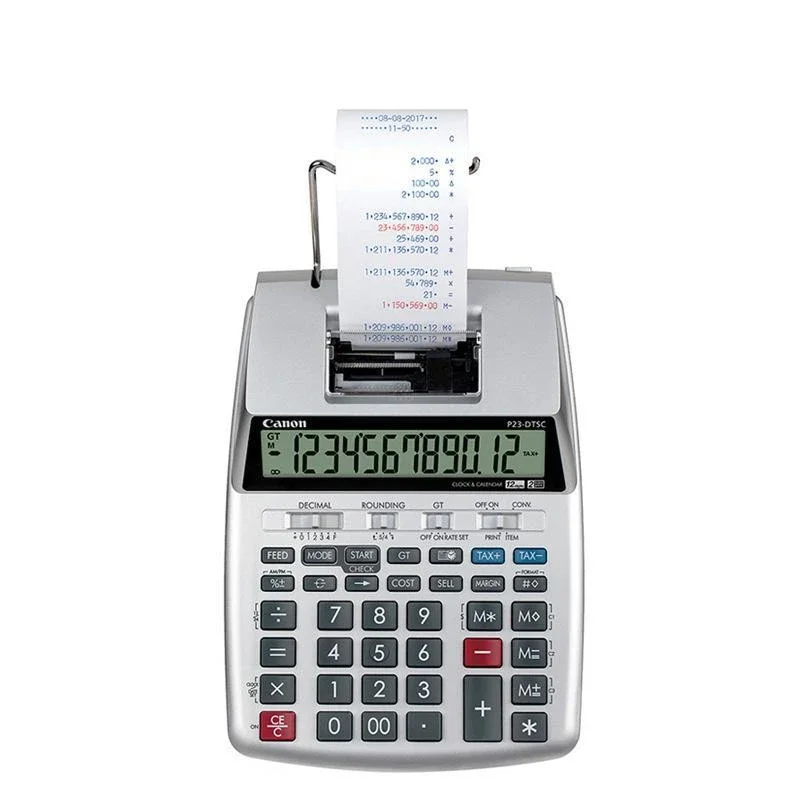 

P23-Dhv G Print Calculator Paper Output Calculator Bank Accounting Financial Printing Computer Leather Line Coding Machine