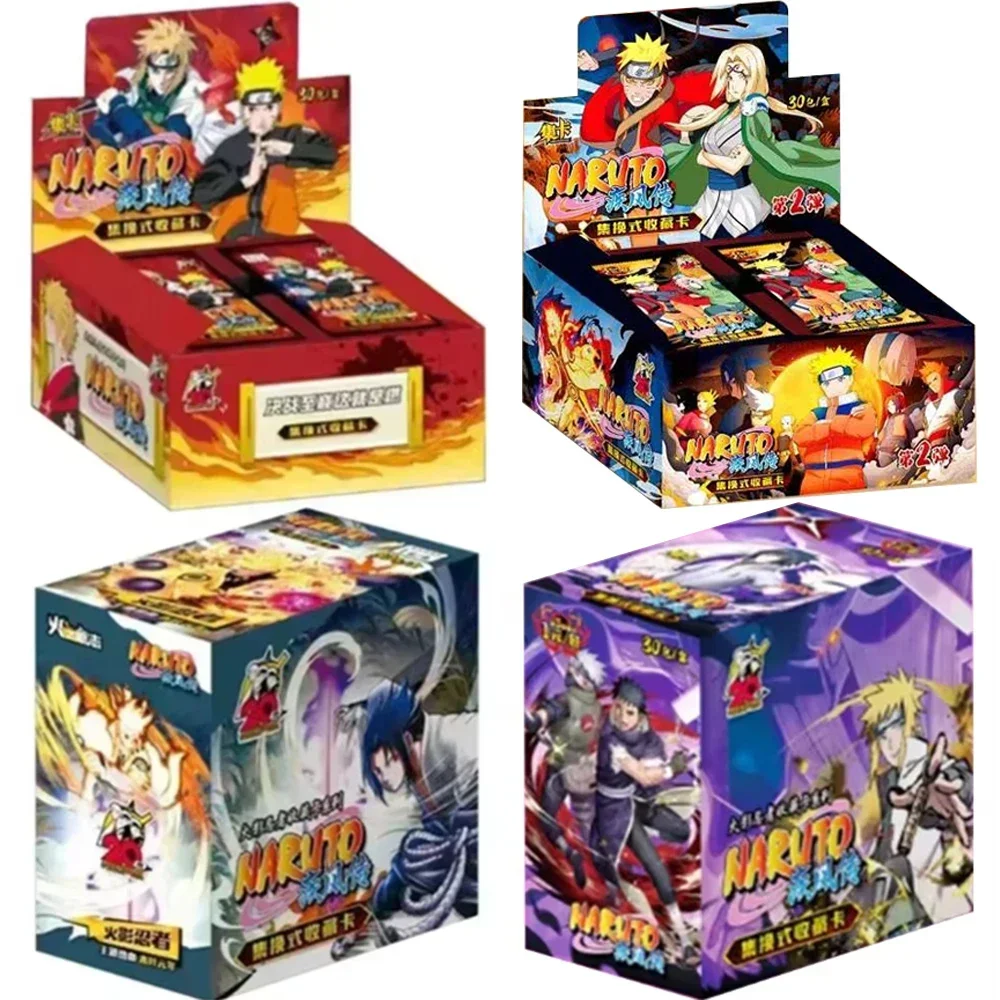 Naruto Card Rare Hot Stamping Collection Thick Card Alloy Inlaid Card Anime Peripherals Collection Card Toy Gifts