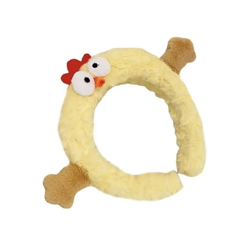 652F جميل رئيس العائلة الكرتون Hairhoop أنثى فتاة الوجه غسل ​​الشعر عيد ميلاد تجمع appleespiece accessories