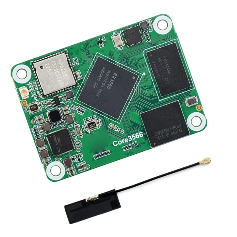Placa desarrollo RK3566 con Core3566 JD4 compatible con interfaces ricas y alto rendimiento