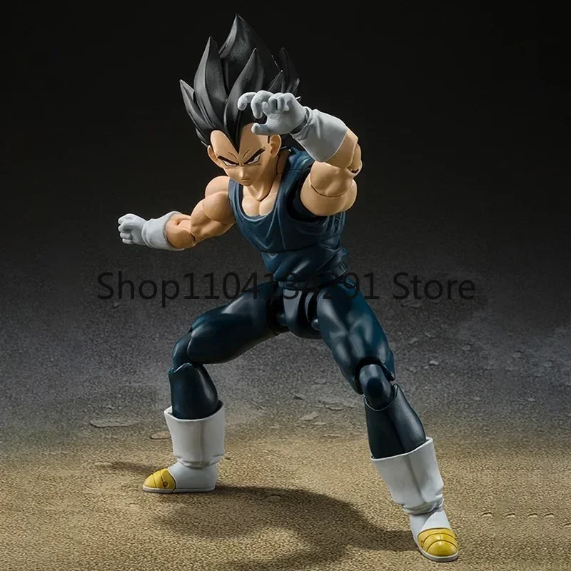 ฟิกเกอร์ของแท้จาก Bandai SHF ดราก้อนบอล ซูเปอร์ เวเจต้า ผมดำ รุ่นซูเปอร์ฮีโร่จากภาพยนตร์ มีสินค้าพร้อมส่ง ของขวัญวันเกิด ของเล่น