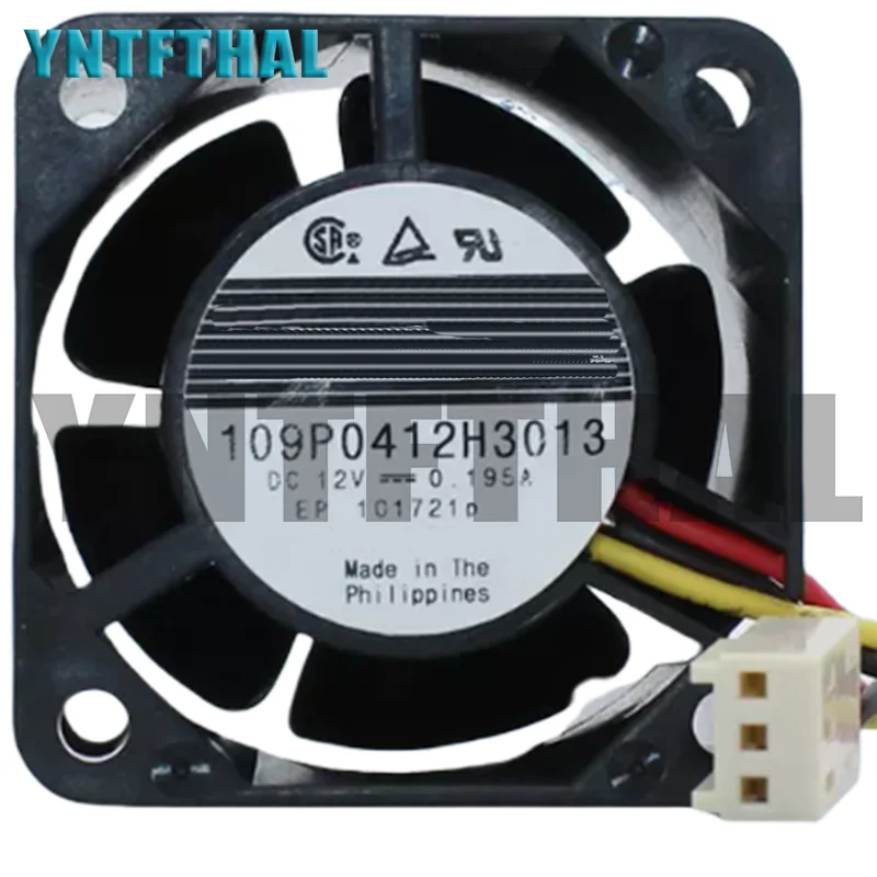 New For 109P0412H3013 DC12V 0.195A Three Lines 40*40*28MM  Cooler Fan