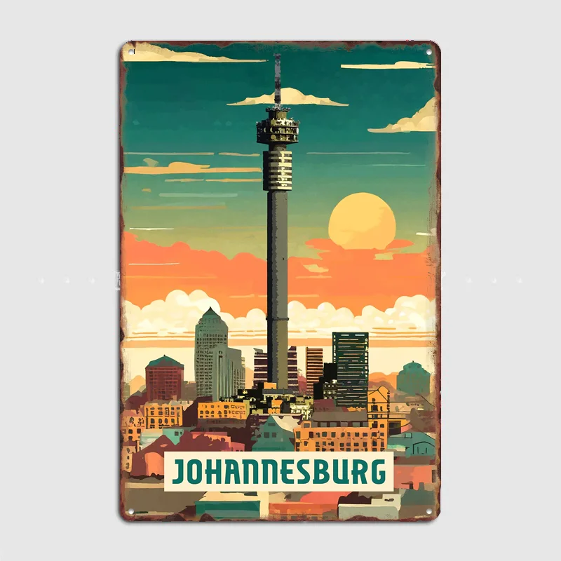 Home Decor Johannesburg - Affiche de voyage vintage de la