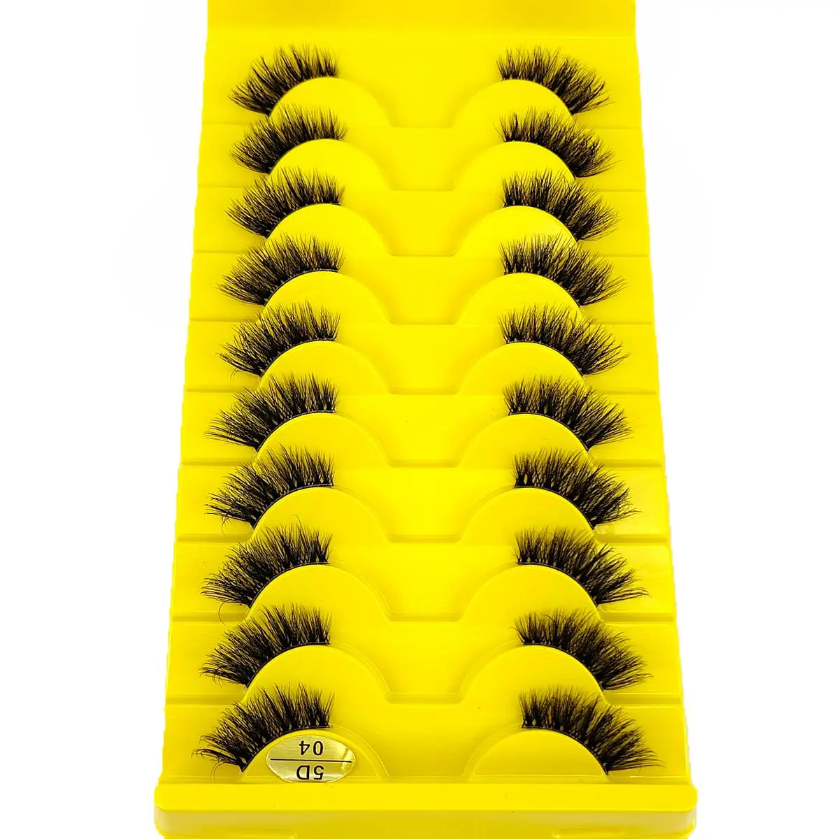 New Half Lashes Clear Band Mink Eye Lashes Natural Fluffy False Eyelashes Clear Strip Eyelashes Accent Corner 3/4 Half Eyelashes