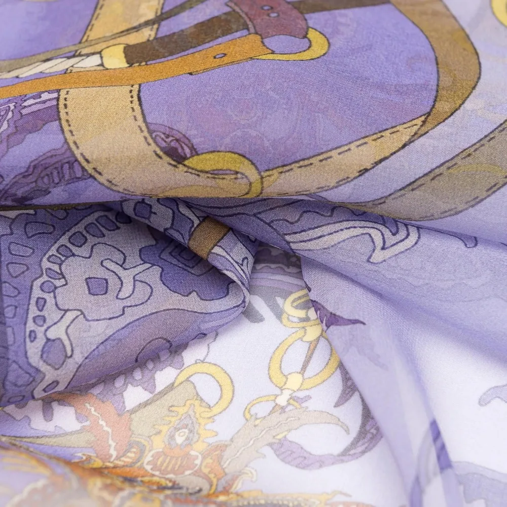 Sciarpe lunghe da donna alla moda realizzate in Italia al 100% seta - Accessori in stile elegante