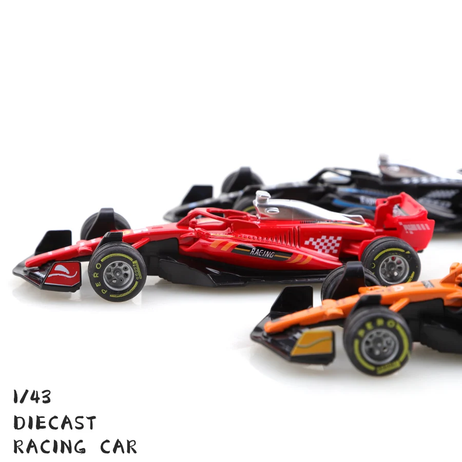 (Bagged) 1/43 Equation Alloy Speed ​​Toy Racing Car, Die-cast Metal, Sliding Forward Function, Kids' Toy, Cool Gift
