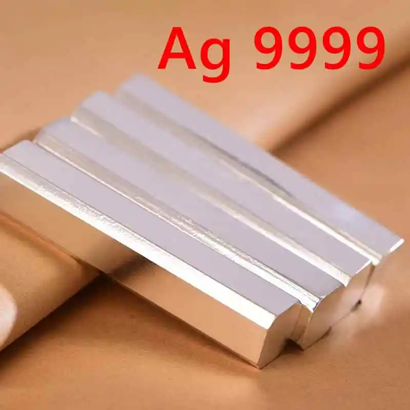 

10g 20g 30g 50g pure silver bar ingot bar with stamp silver bullion for accessories