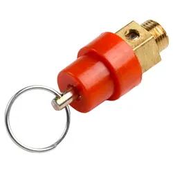 1pc Air Compressor Safety Relief Valve 120PSI Brass 1/4 1/8 Inch BSP DN6 DN8 9mm Diameter 38mm Plumbing Valve Parts Hardware