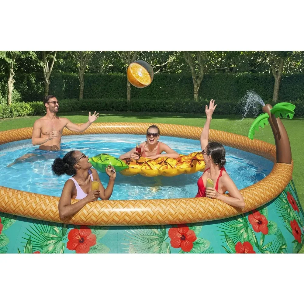 Outdoor bathtub, 15 'x 33 