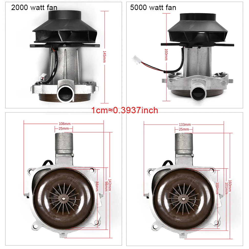 Ventilador Universal para coche y camión, calentador de aire para vehículo, conjunto de motores, calentador de automóvil, reparación, actualización de piezas de repuesto