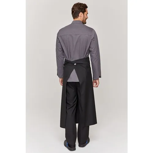 Pull Uniform Cook Black Waist Apron
