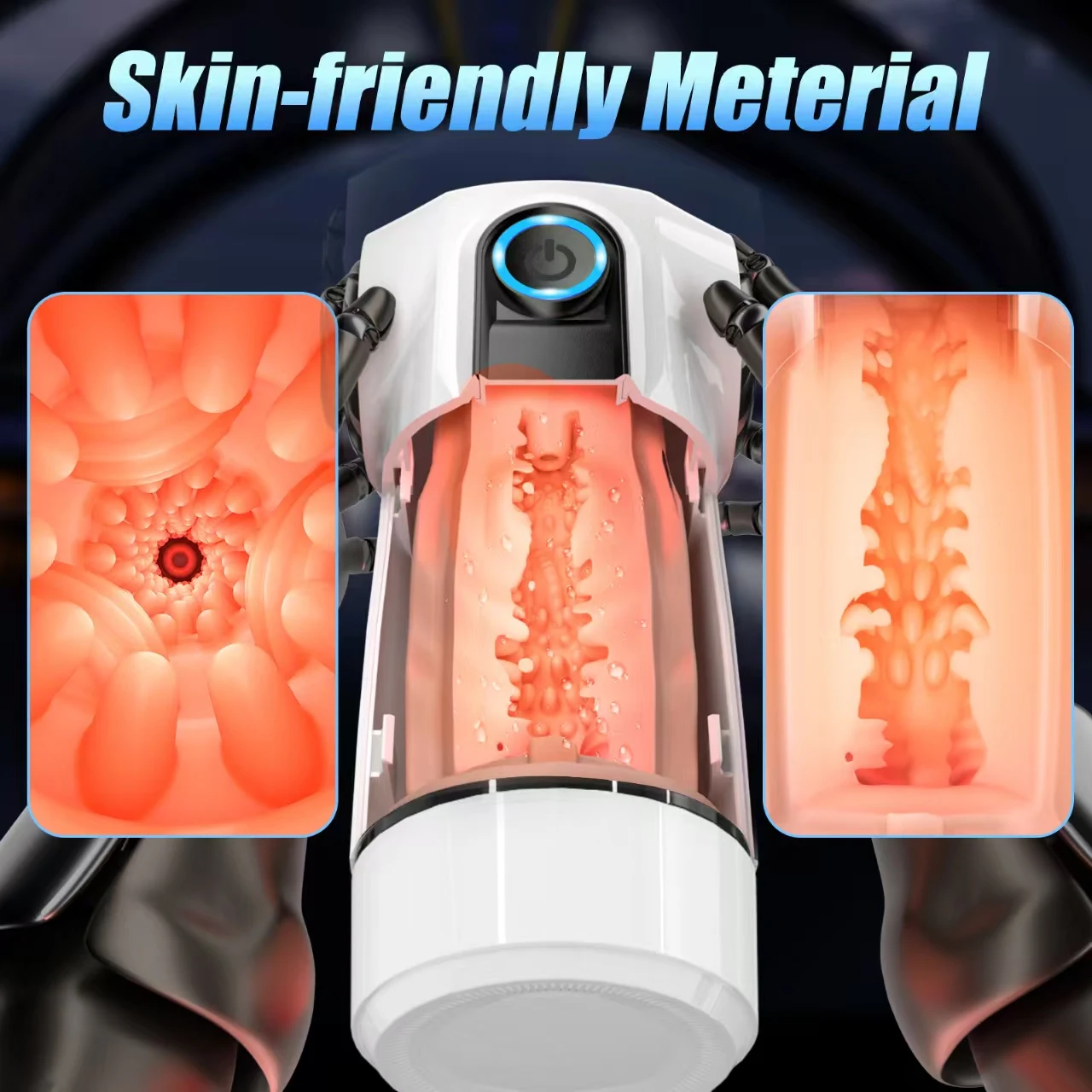 Automatic Male Masturbators10Powerful Vibration Sucking Reel Pocket Pussy Trainer Machine Adult Sex Toys for Man 18 view 6