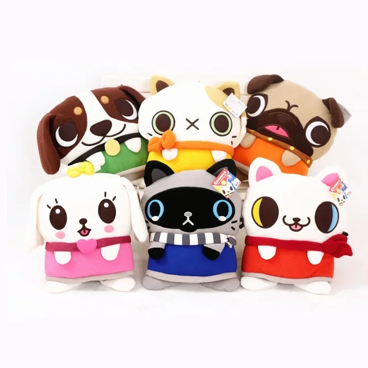 Korea Hot Sale Canimals Mimi Nia Uly Ato Plush Stuffed Cartoon Animal Doll Kid Companion Toys Couple Dolls Children's Day Gifts