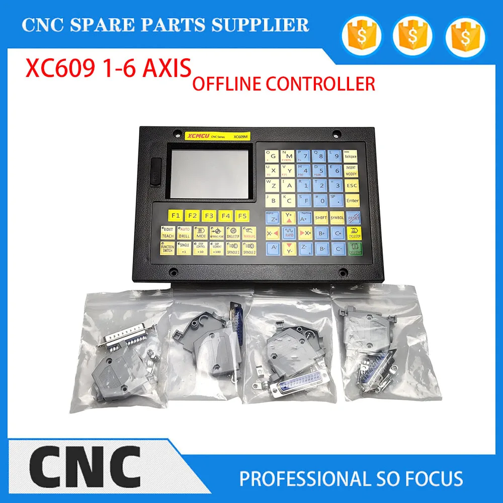 Sistema de fresado CNC, controlador sin conexión de 1-6 ejes XC609M, placa de arranque, máquina de grabado, Control combinado, p