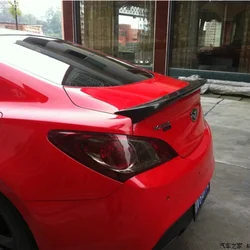 For Hyundai Tiburon Genesis Coupe 2010-2012 Auto High Quality Carbon Fiber Rear Lip Spoiler Trunk Boot Wing 1Pcs Car Styling