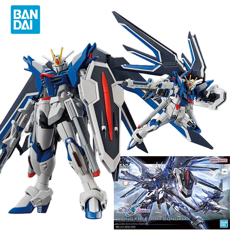 

Bandai натуральная Gundam HGUC1/144 Gundam SEED FREEDOM RISING FREEDOM GUNDAM экшн-коллекционная модель украшения куклы игрушки для мальчика