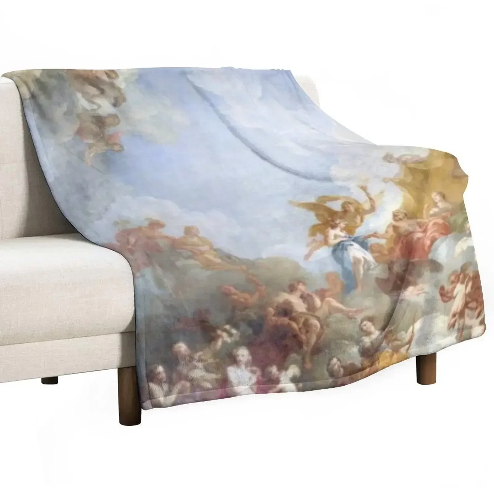 Ceiling at Versaille Renaissance Painting Throw Blanket Hairys Large For Baby Heavy Thermal Soft Beds Blankets