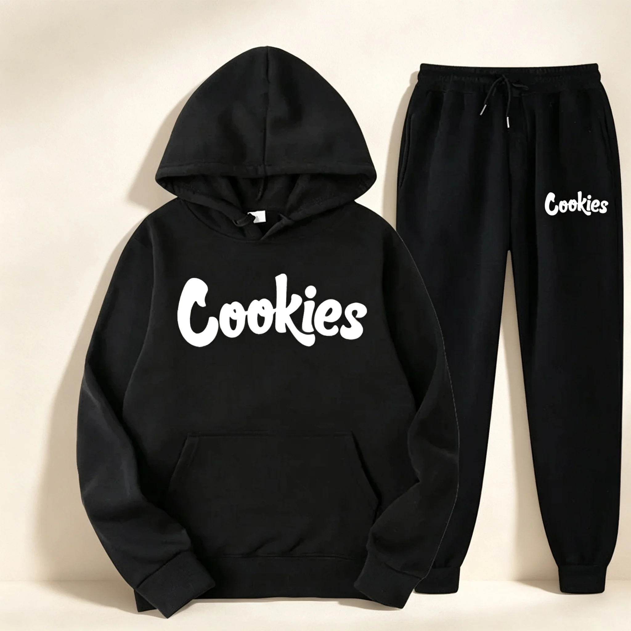 Ensemble décontracté 2 pièces tendance 2026 pour hommes et femmes : sweat à capuche et pantalon de jogging – Survêtement sport décontracté pour homme