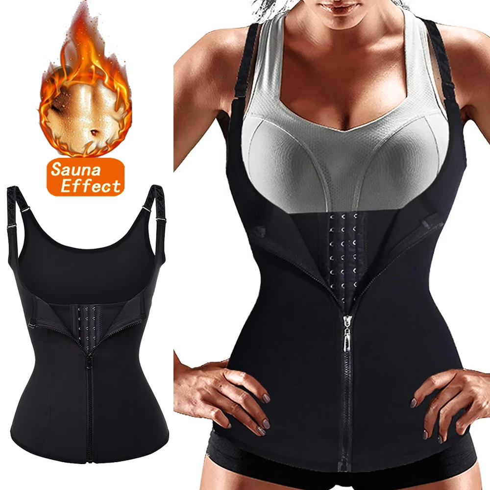 Women Shapewear Waist Trainer Push Up Slimming Vest Tummy Control Girdle Body Shaper Waist Cincher Corset Tank Top