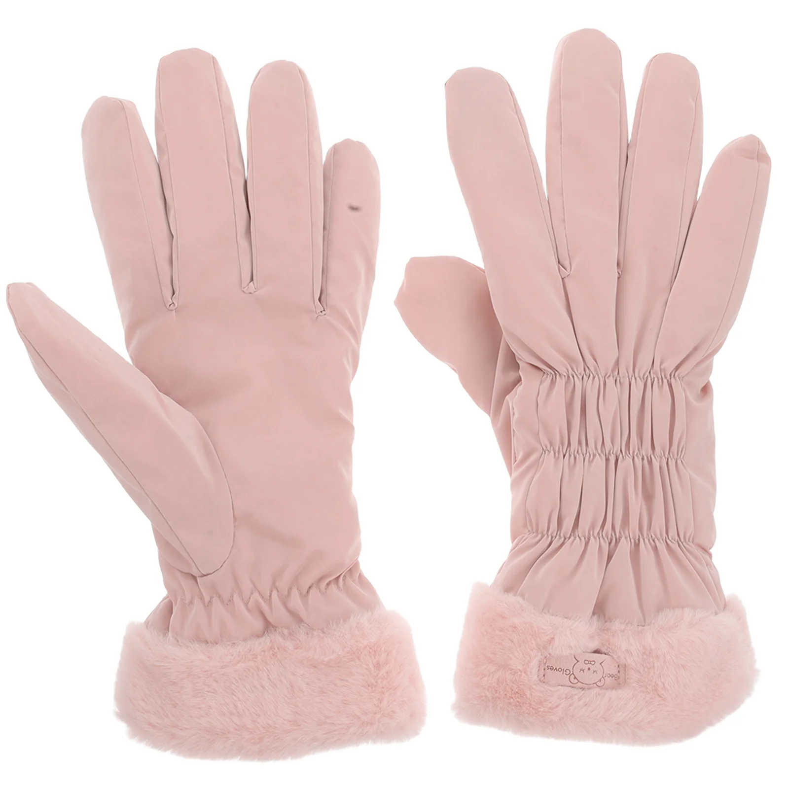 

Women's Thermal Gloves Girls’ Touchscreen Winter Cycling Skin-feel Fabric