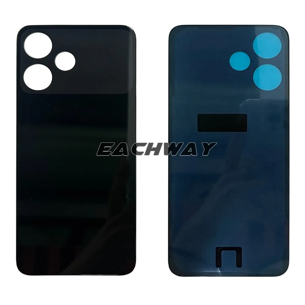 For Redmi 12R Battery Cover Back Glass Panel Rear Housing Case 12R For Redmi 12 R Back Battery Cover Door