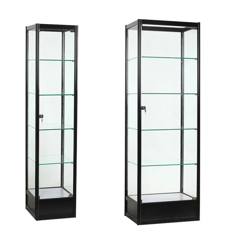 Figura armário de exibição de vidro comercial transparente loja modelo cosmético amostra boutique exibição de produtos