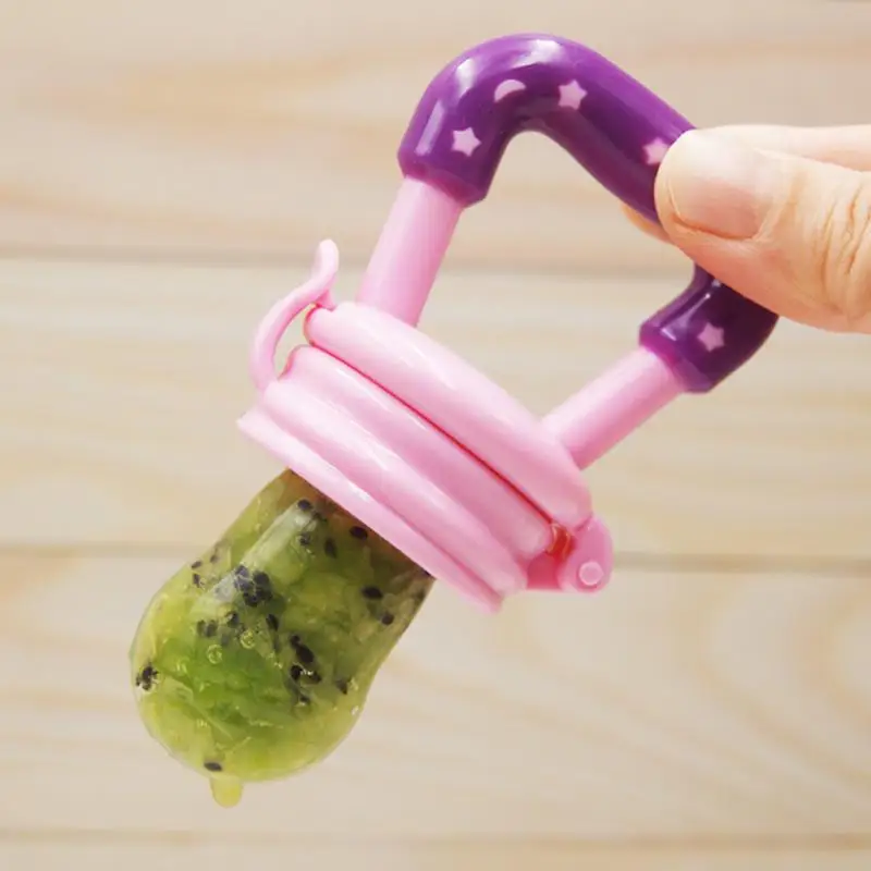 Food-grade Baby Fruit Feeder Pacifier Silicone Kids Chew Feeder Nipples Feeding Accessories Baby Soother Food Masticatory Aid