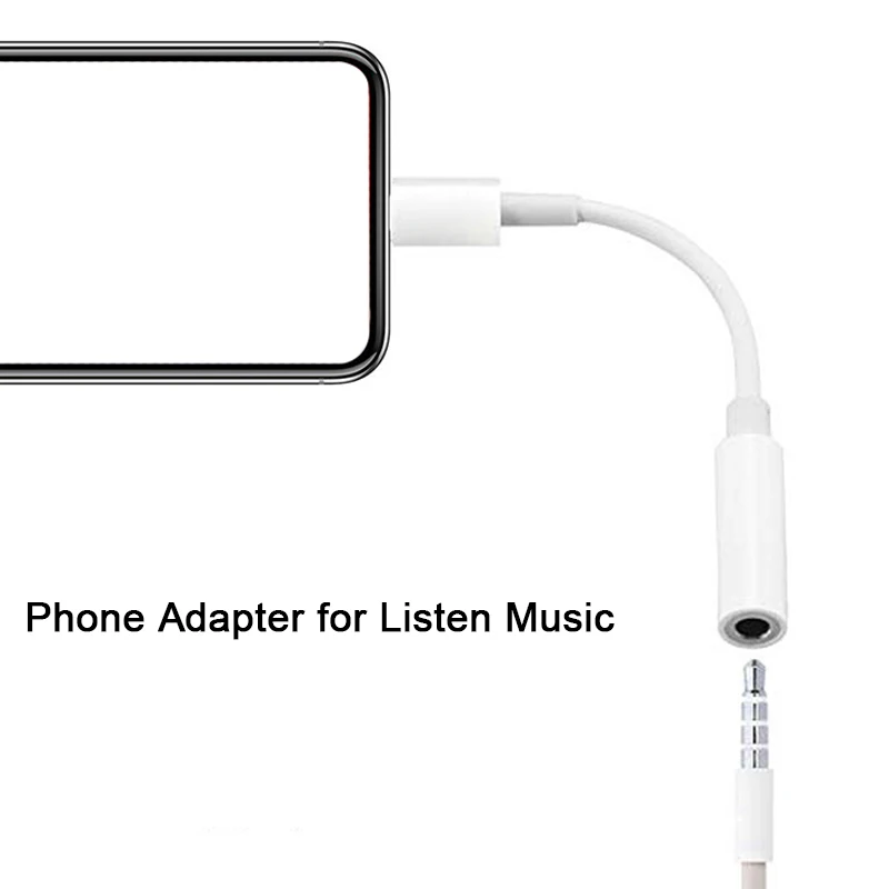 Adaptador Lightning a 3 y 5mm, convertidor de auriculares para Iphone 14, 13, 12, 11 Pro Max, X, Xs Max, XR, 7, 8 Plus, adaptadores de Audio Aux