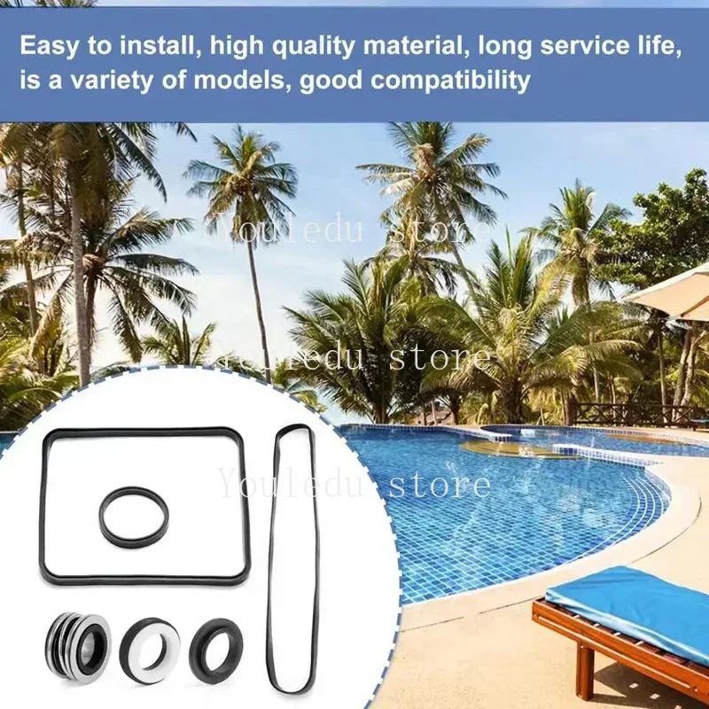 

Replacement of Pool Pump Seals 1 Set Pool Pump O-Ring Seal Repair Kit For Hayward Super SP2600 1600 2600X For Rebuild