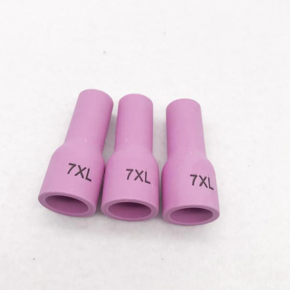 

10Pcs Ceramic Nozzles Easy Installation Comfortable Use Argon Arc Welding Nozzle 45V 17cb20g 17Gl Series Argon Arc Welding Parts