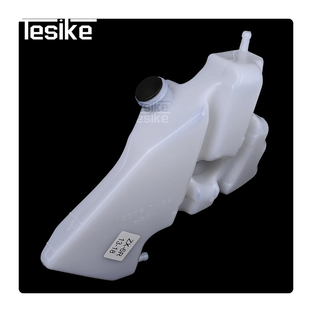 For Kawasaki ZX6R 2007-2018 ZX636 Water Coolant Reservoir Tank Motorcycle Coolant Bottle Cooling Water Storage Tank Radiator view 4