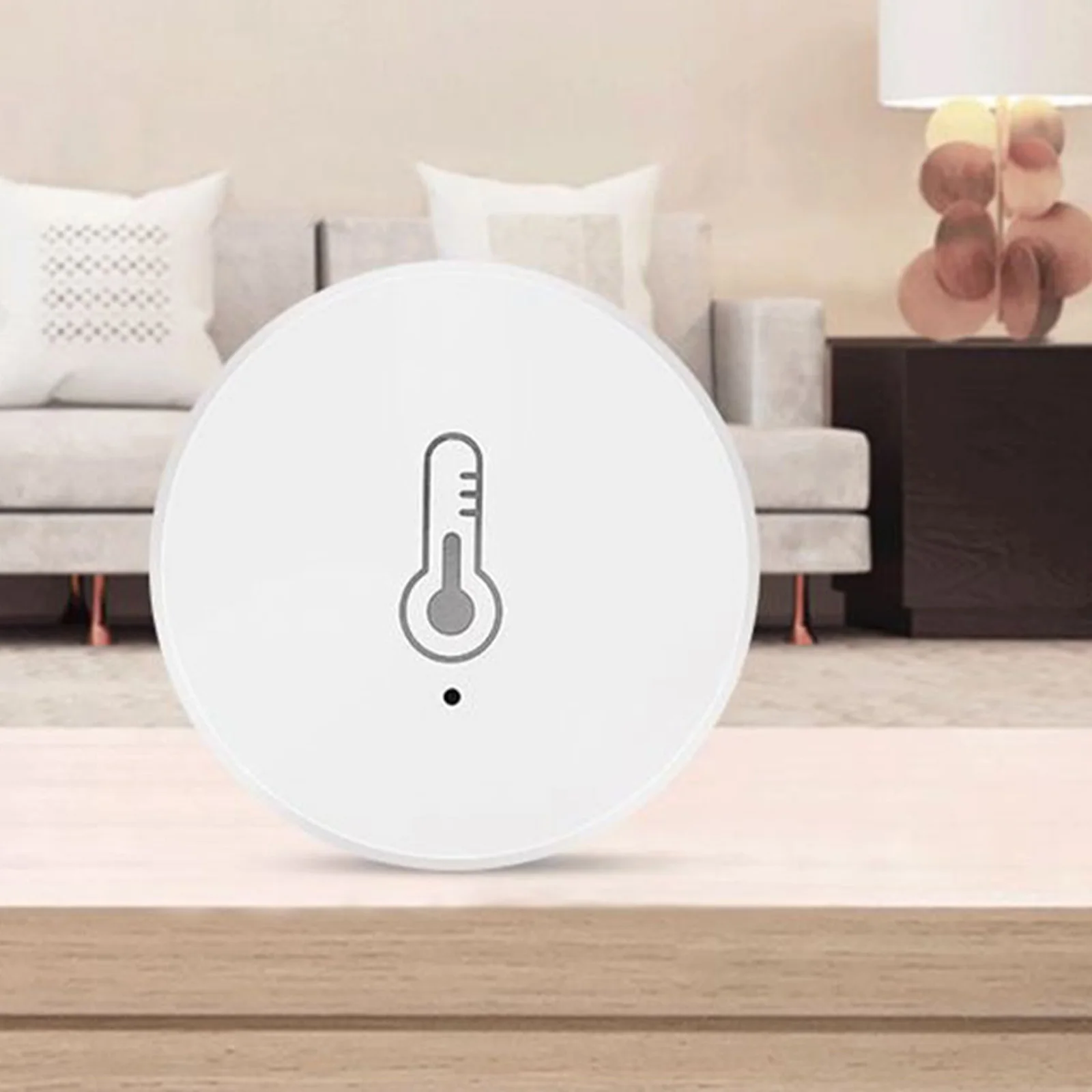 Smart Home Environment Smart Thermometer Home Automation Device 0 95 RH 40*40*13mm CR2450 0.3 3 For Zigbee Hub