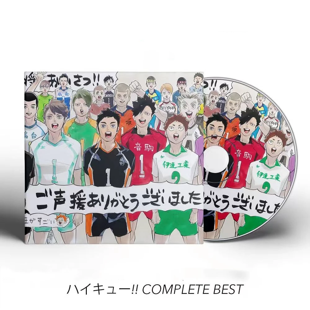 

Anime Haikyuu Hayashi Yuki Music CD Greatest Hits EP OST Album Music Record Cosplay Walkman Car Party Soundtracks Box Collection