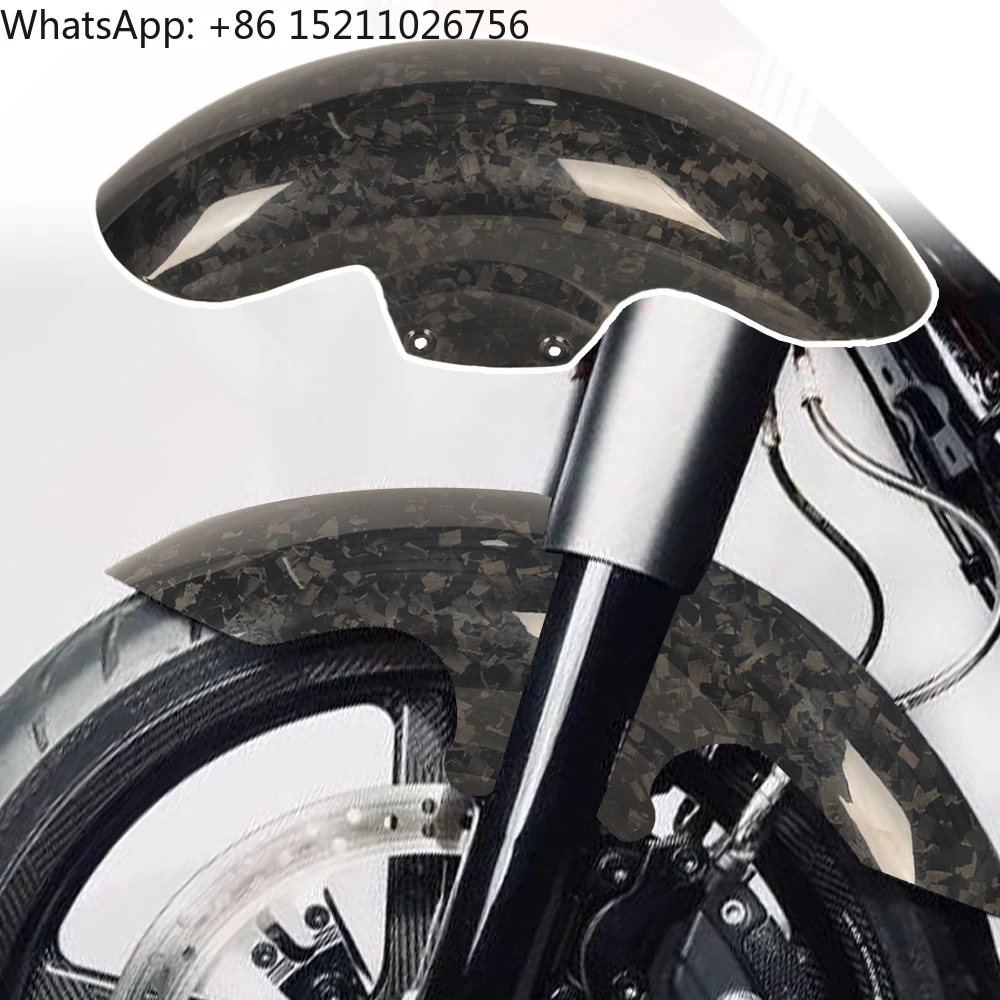 Custom World Forged Carbon Fiber Front 19 Inch Fender for Touring 14-23-Retrofit/Upgrade