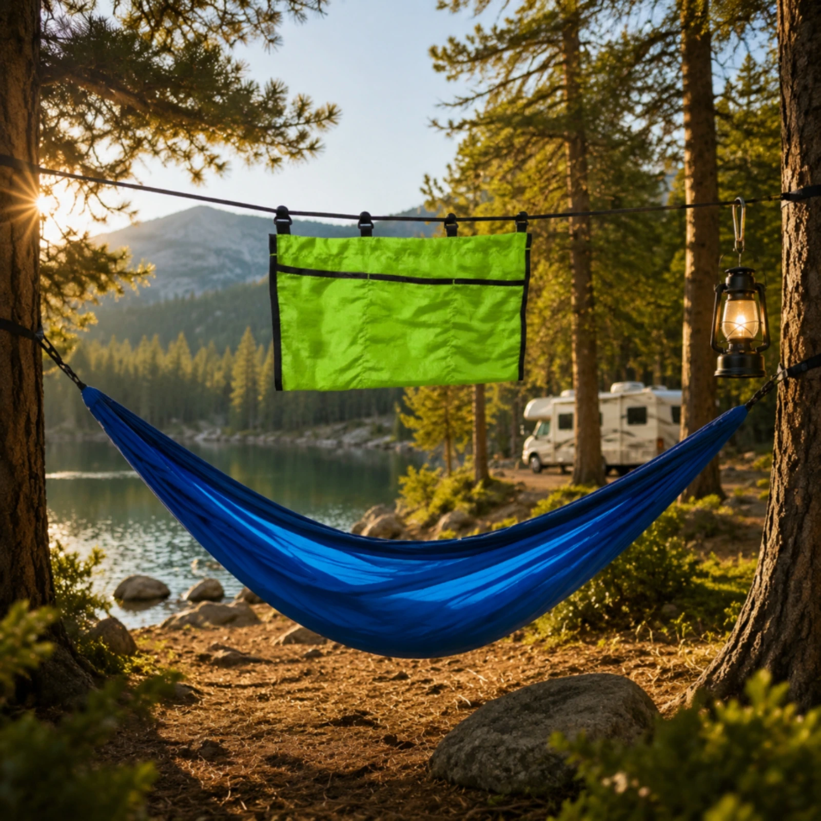 Suspension Bed Gear Loft Portable Suspension Bed Organizer Gear Sling Easy to Set up Long-Lasting for Campers, Camping