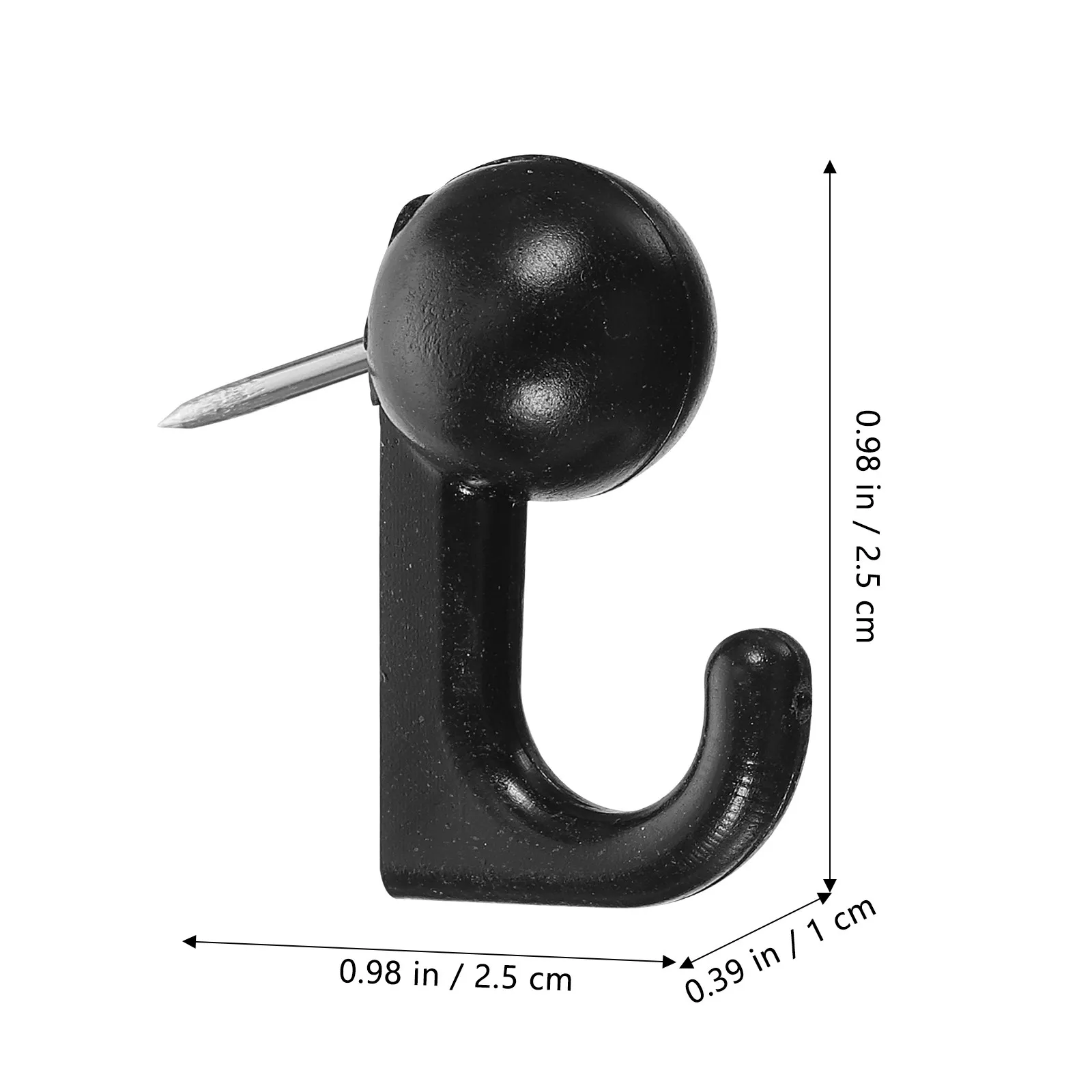 50Pcs Strong Steel Push Pin Hooks Wall Push Pins for Cork Board Bulletin Board Picture Hanging Home Office School Cafe Shop Use