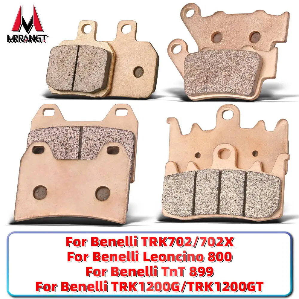 

MRRANGT Sintered Metal Brake Pads Suitable for Benelli TRK702/702X, Leoncino 800, TNT899, TRK1200G/GT Motorcycle Parts