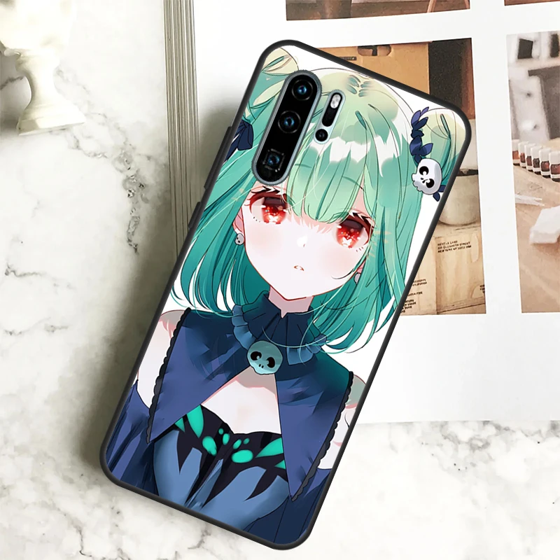 Uruha Rushia Hololive Case For Huawei Nova 9 10 SE 3i 7i 11i 5T Y60 Y61 Y70 Y90 Y91 P20 P40 P30 Lite 11 Pro Cover