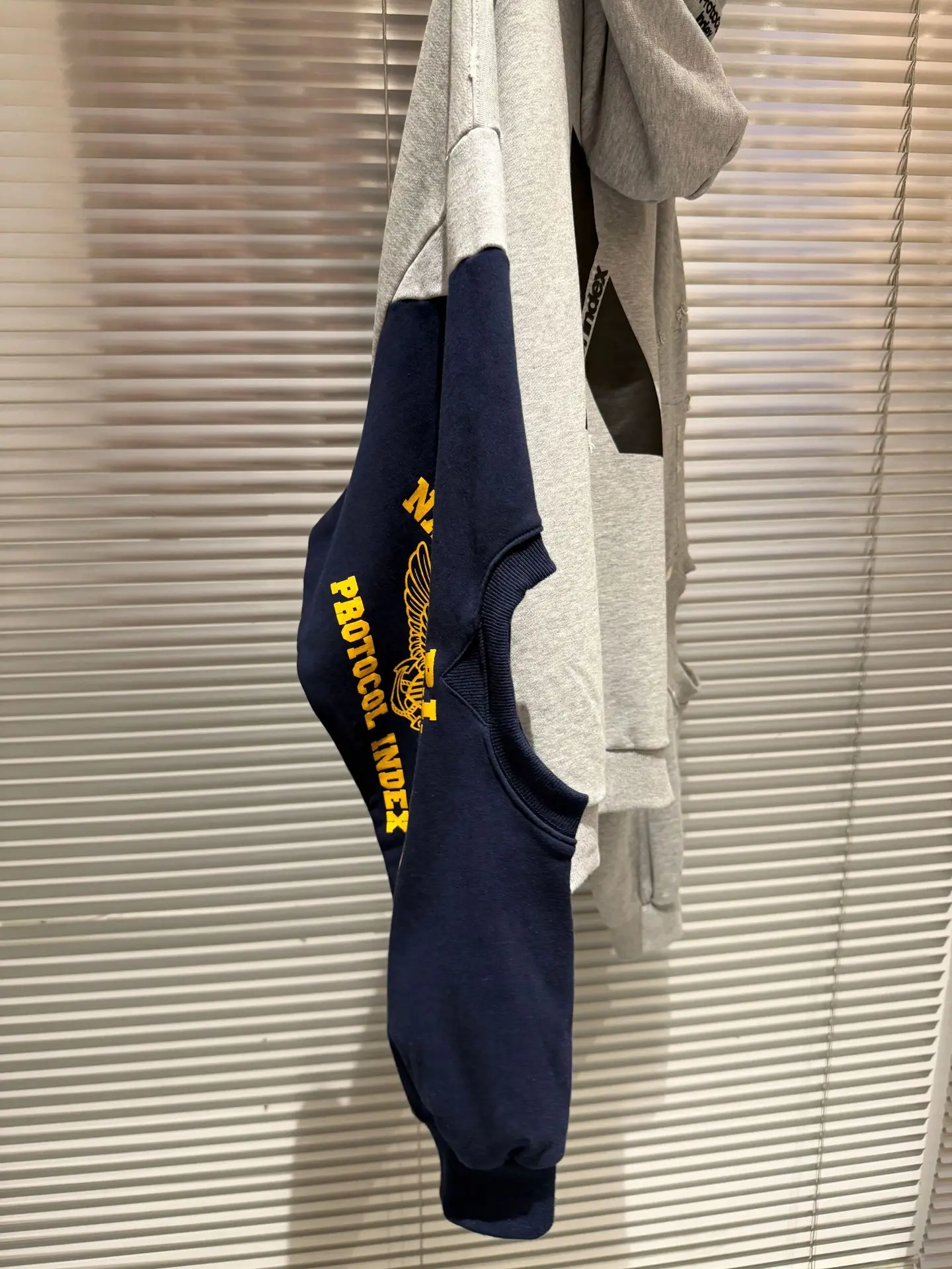 جديد فاخر الجيش Y مشروع بروتوكول مؤشر البلوز هوديس هودي قمصان سويت شيرت بقلنسوة المخملية القطن دريك سميكة الصوف الشارع # E130 #5