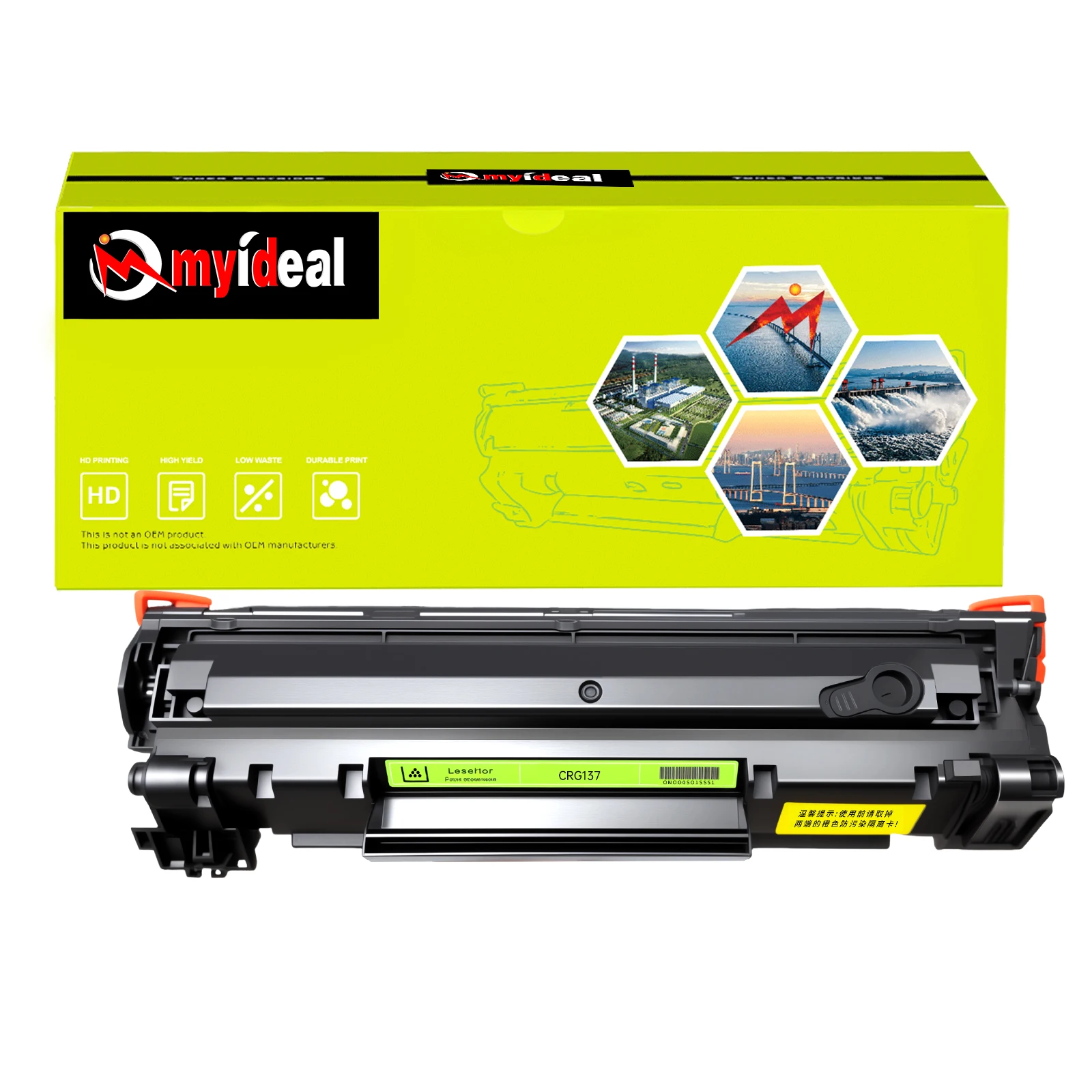 CRG137 337 737 CRG 137 black toner cartridge compatible for Canon MF210 220 MF211 MF212w MF215 MF216n MF231 MF243d 2.4k