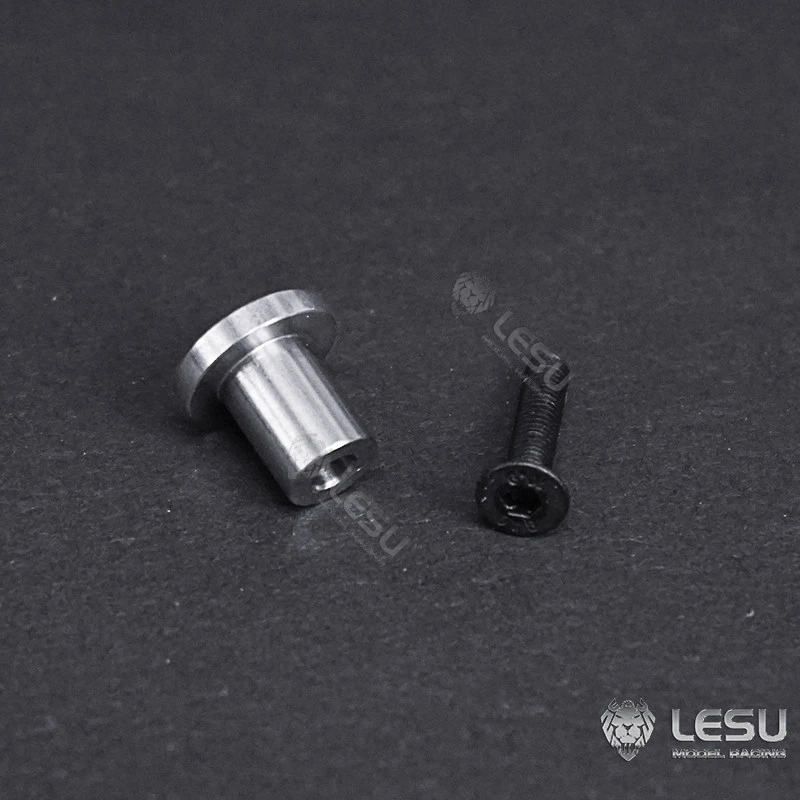 RC 1/14 2 Stück Anhängerkupplungsstift aus Edelstahl für Tamiya Hydraulikbagger, Lader, Kipper, MAN VOLVO Anhänger, Kipper, DIY-Teile – Detail 1