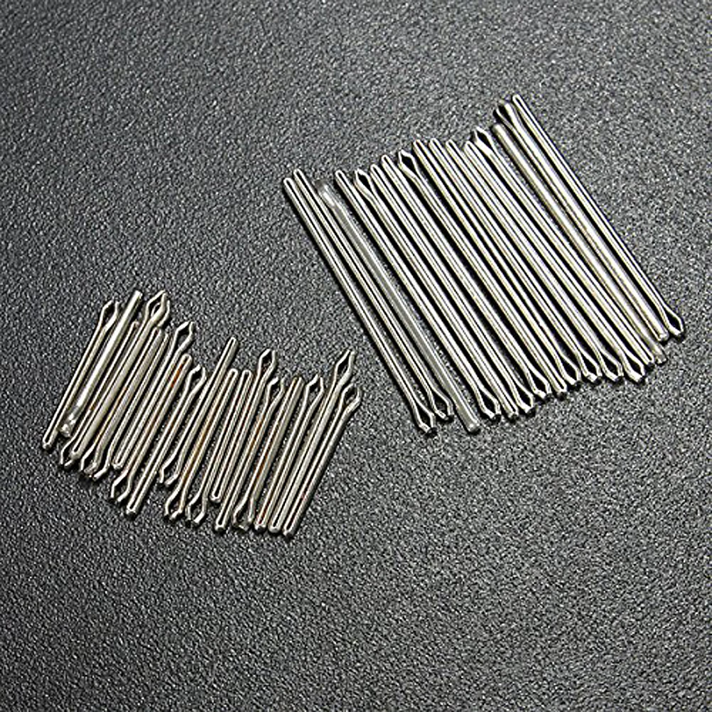 

360pcs Stainless Steel Watch B Spring Bars Double Flange Cotter Pins Repair Tool Silver Durable Transparent Box Separate Sizes