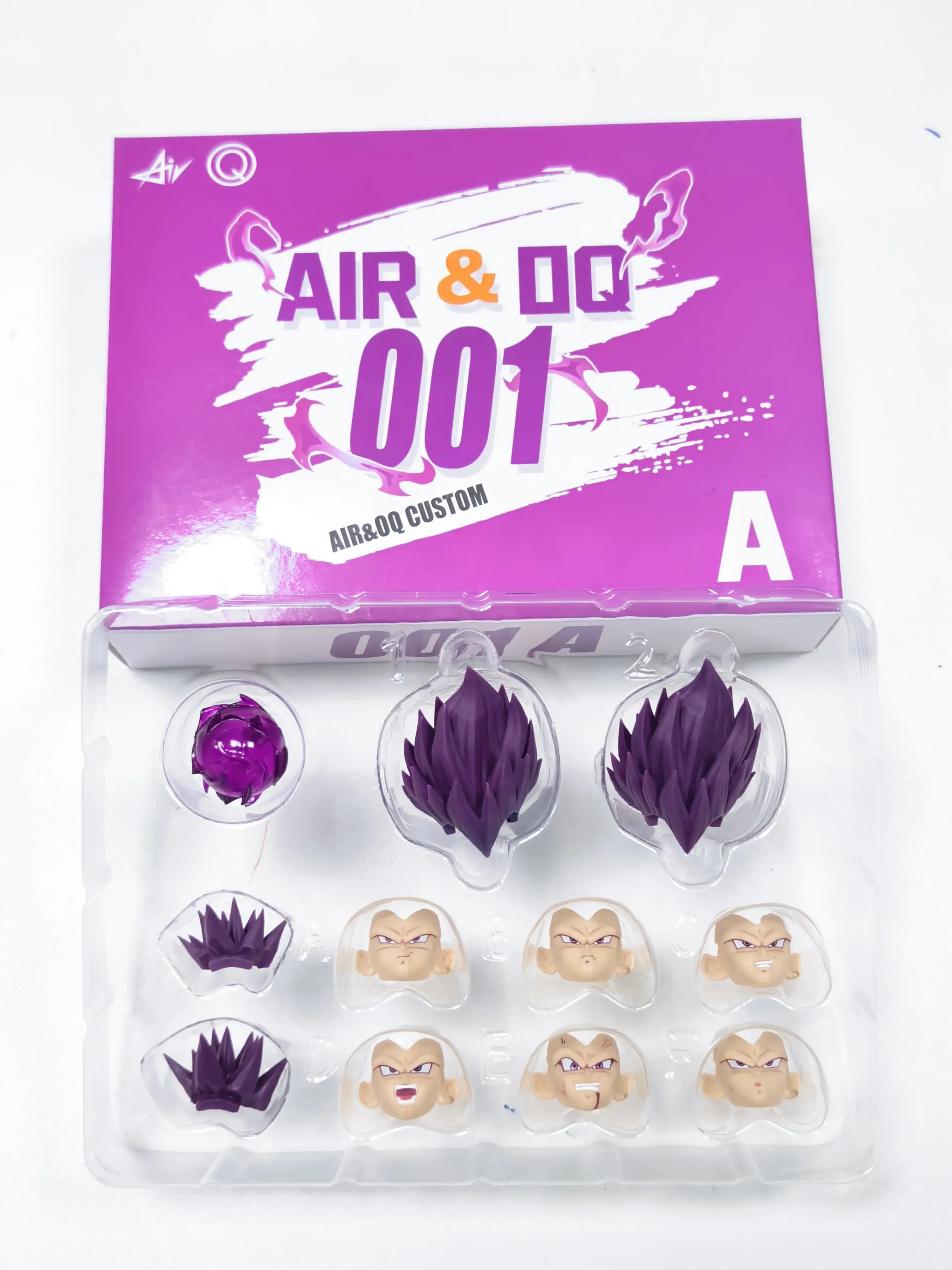 

Air&OQ Studio Dragon Ball Shf Super Saiyan SSJ Majin Vegeta Head Accessories Vegeta Action Figurine Custom Heads Kit Accessories