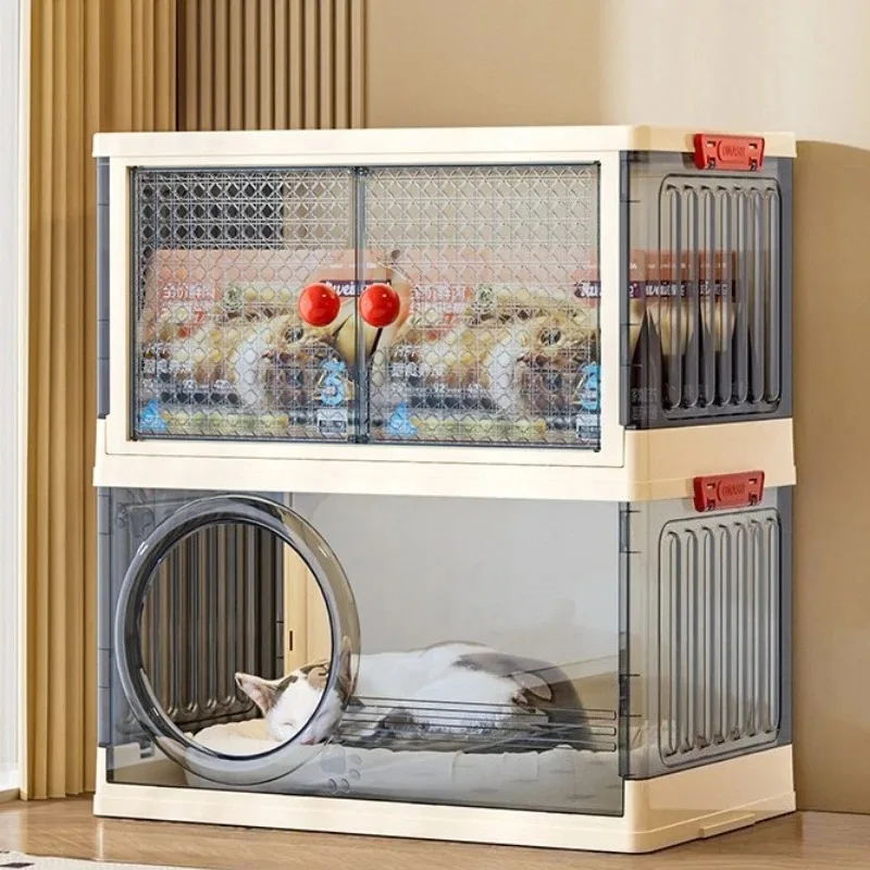 

Indoor Cat House Pet Kitten Cats Bed Pets Cat Food Accessories Storage Cabinet Beds Furniture Kittens Small Dog Puppy Houses