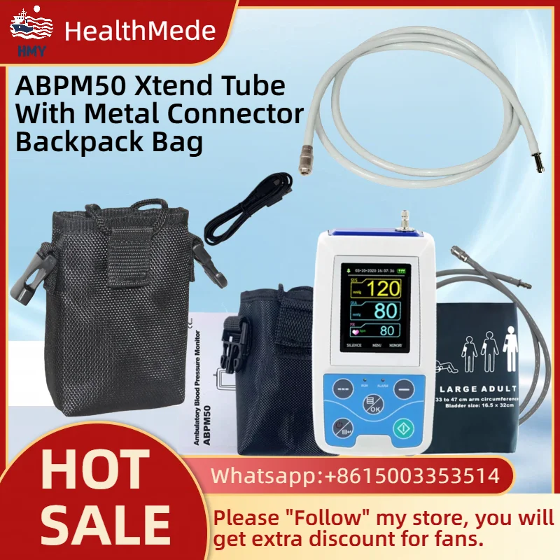 

CONTEC Original Factory Product ABPM50 Xtend Tube With Metal Connector Backpack Bag 1/5/10/20/30/50 pcs for choice