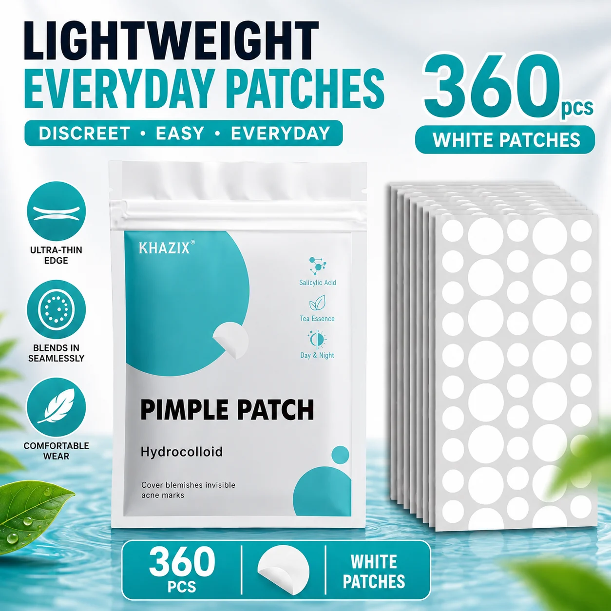 Hydrocolloid Acne Pimple Patch - đánh giá và giá Skincare Acne